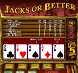 Click to play Free Jacks or Better Video Poker Game